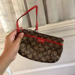 Coach wristlet bag purse